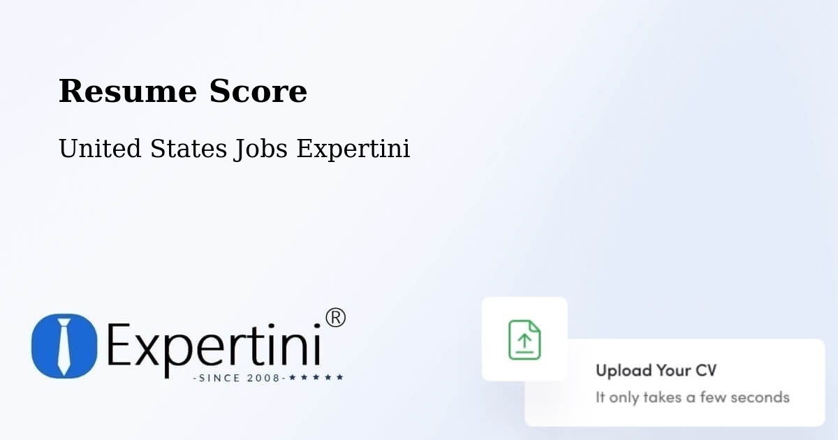 Resume Score & Job Description Match Tool – Dunkirk - United States Jobs Expertini